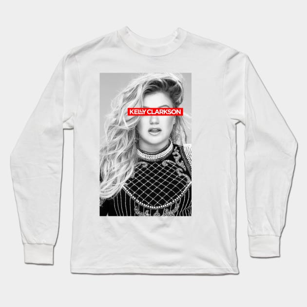 KELLY CLARKSON Long Sleeve T-Shirt by jefvr